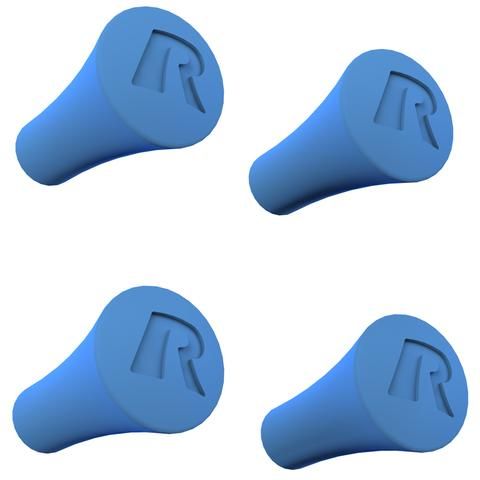 RAM Mounts X-Grip® Rubber Cap 4-Pack Replacement (Blue)